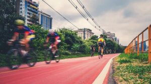 asfalto colorato per piste ciclabili