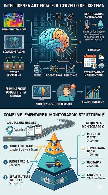 droni asfalto e intelligenza artificiale