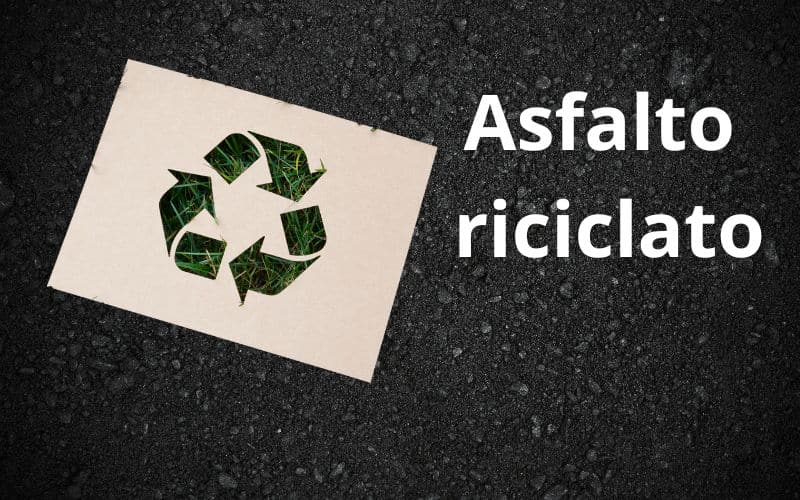 foto rappresentativa di asfalto riciclato