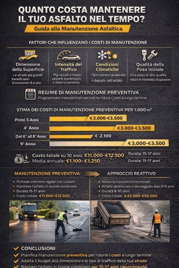 infografica asfalto manutenzione costo