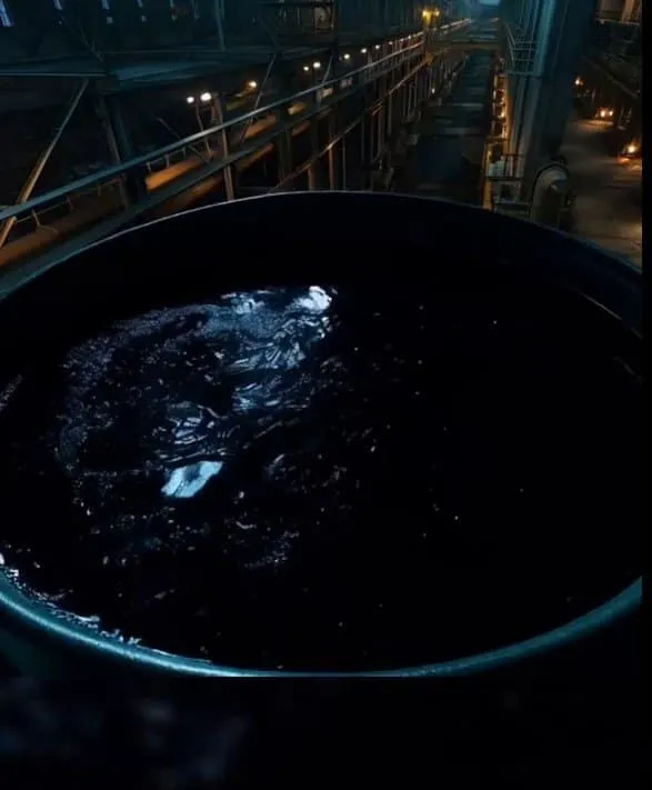 petrolio riscaldato a 370 gradi celsius