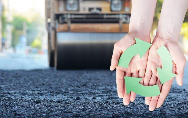 riciclaggio e smaltimento dell'asfalto